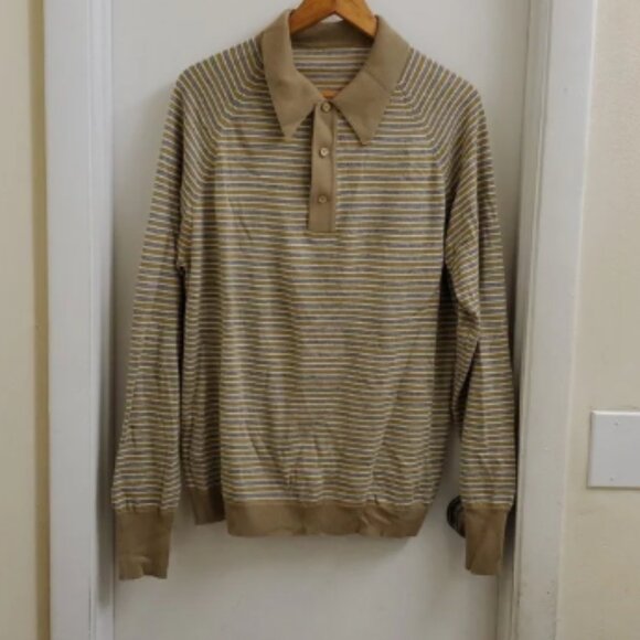 Vintage men's cozy sweater size unknown fits size M - Picture 1 of 5
